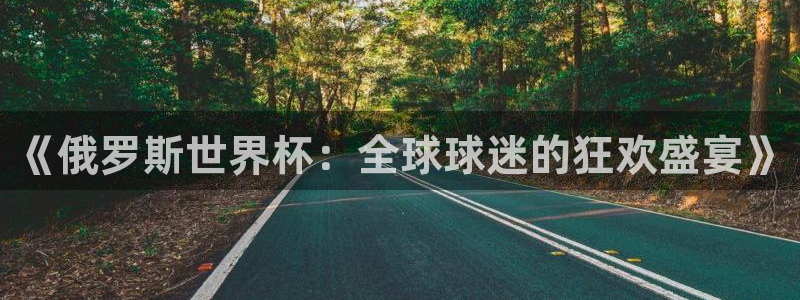 2026年世界杯时间表：《俄罗斯世界杯：全球球迷的狂欢盛宴》